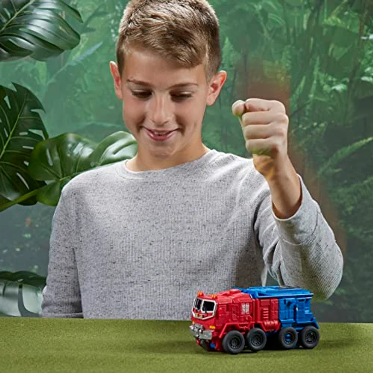 Transformers Spielzeug zum Film Transformers: Aufstieg der Bestien, Smash Changer Optimus Prime Figur ab 6, 22,5 cm – Bild 5