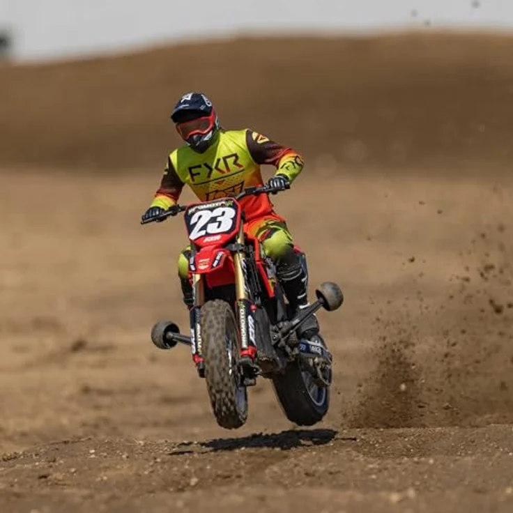 Losi Promoto-MX 1:4 RTR, Ferngesteuertes Motorrad mit bürstenlosem Elektromotor und Allradantrieb – Bild 6