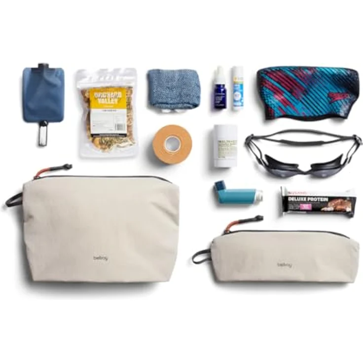 Bellroy Lite Pouch Duo, Etui und Federmäppchen, wasserabweisend, in Ash – Bild 7