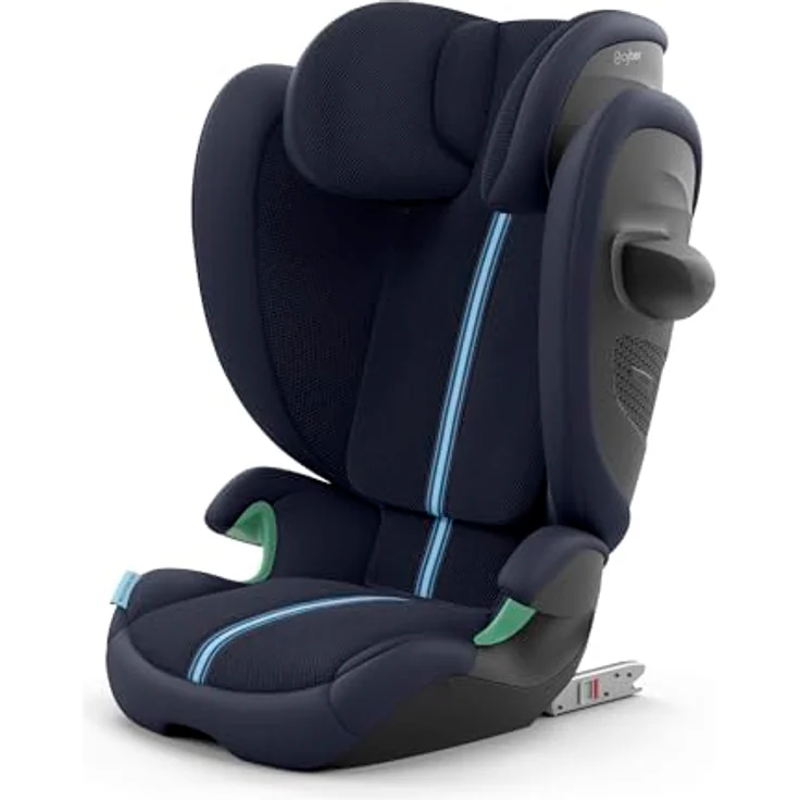 Cybex Solution G2 I-Fix Plus, Kindersitz für 100-150 cm, optimale Sicherheit und Komfort, Ocean Blue – Bild 1