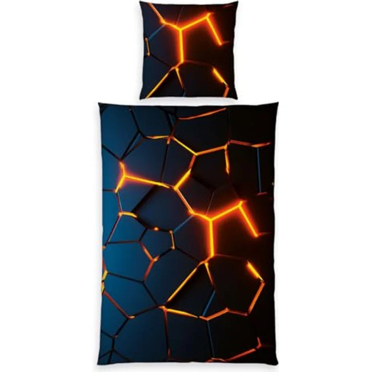 Herding Bettwäsche Set mit 3D Motiv 135 x 200 cm Baumwolle – Bild 2