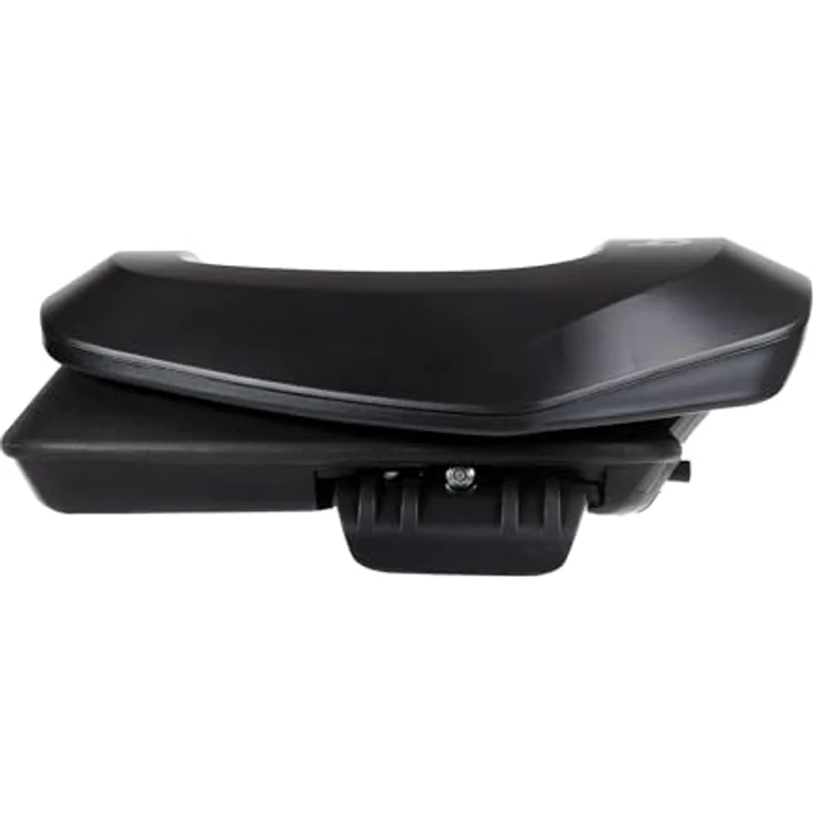 BOBIKE 8010600002 - Fahrradkinderrücksitz ONE JUNIOR für Fahrräder mit 26” bis 29” Laufrädern geeignet für Kinder mit Verankerung im Gepäckträgerin Farbe Schwarz/Dunkelgrau – Bild 2