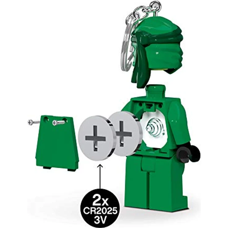 IQ LEGO Ninjago Legacy Schlüsselanhänger Licht - Lloyd - 76 mm große Figur mit LED-Lichtern und inklusive Batterien – Bild 4
