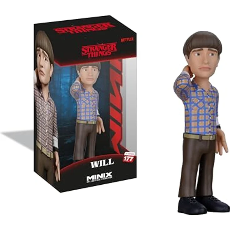 MINIX TV Series #177 Stranger Things Will Tense Sammelfigur, 12 cm hoch aus PVC in Ausstellungsbox – Bild 1
