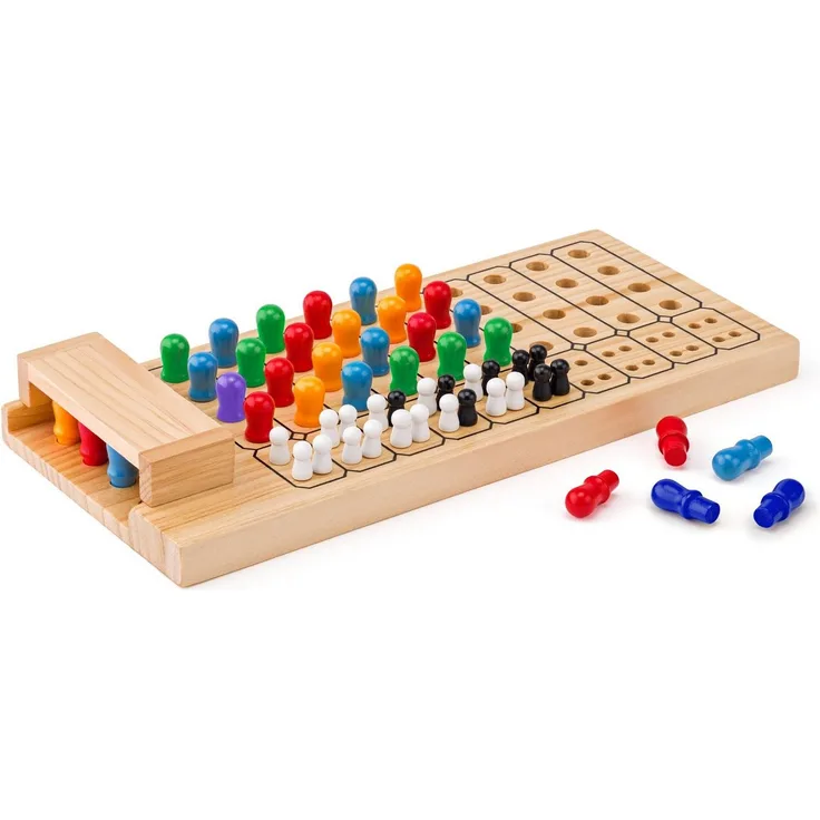 Woodyland Holz Logikspiel 92207, Kombinationsspiel zur Förderung logischen Denkens für Kinder ab 3 Jahren