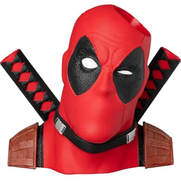 Grupo Erik Stiftehalter Marvel Deadpool, handbemalt, 18 x 16 x 16 cm, Schreibtisch Organizer und Deko, offizieller Marvel Fanartikel – Bild 3