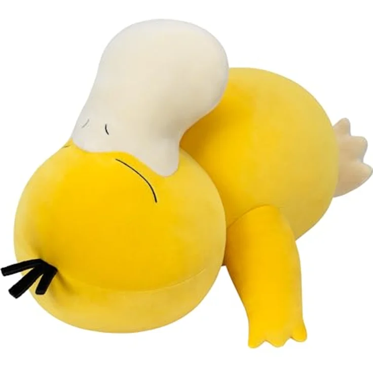 Pokémon PKW3675-45cm Schlafendes Plüsch - Enton, offizielles Plüsch, ultraweiches Plüschmaterial, 45 cm, blau - Preisvergleich – Bild 1