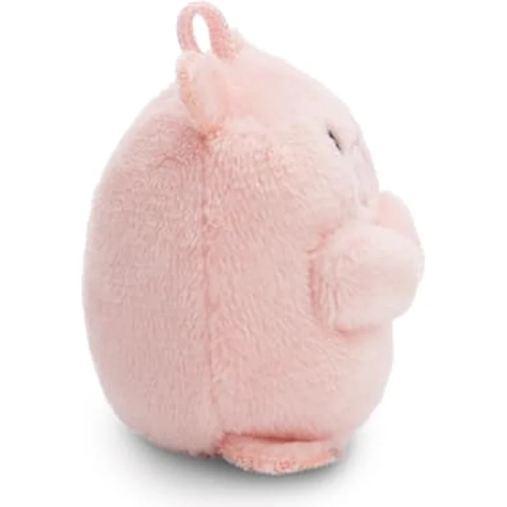NICI MYMOCHI Onk, Kuscheltier Schwein 5cm rosa, aus weichem Plüsch mit praktischem Loop zum Anhängen, ideal zum Kuscheln und Sammeln – Bild 2
