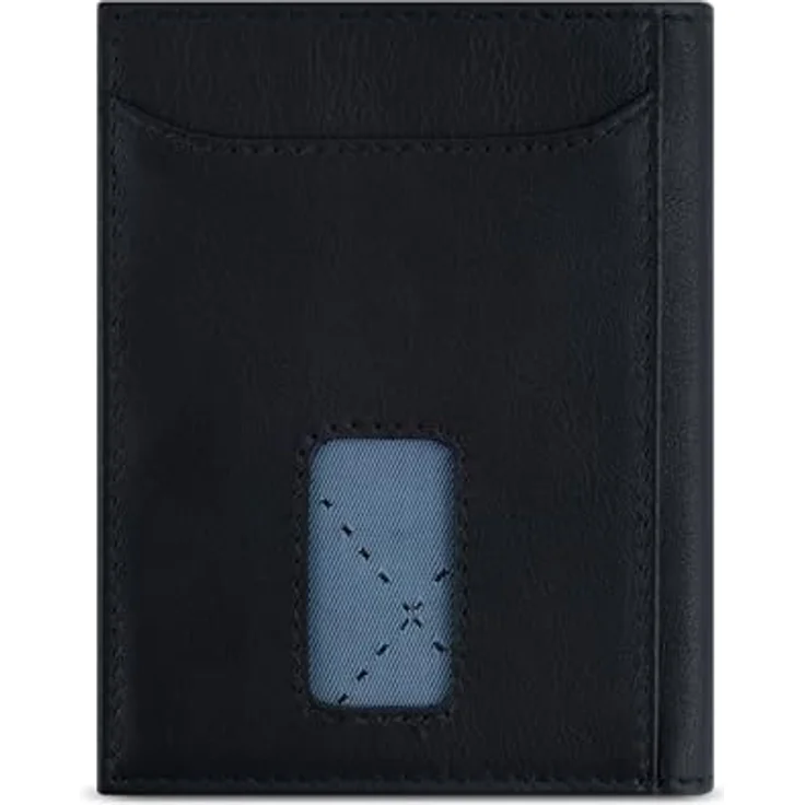 bugatti Secure Slim Mini Börse aus Leder mit RFID-Schutz, Slim Wallet, Kartenetui, braun – Bild 4
