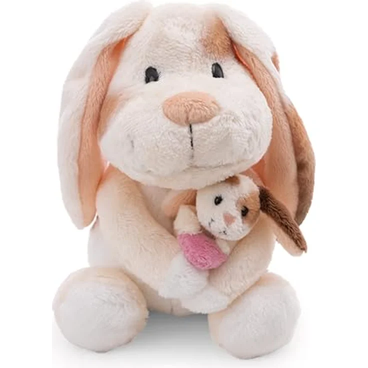 NICI Kuscheltier Hase Mutter & Kind, 20cm und 6cm, aus weichem Plüsch, beige, perfektes Geschenk für Kinder und Erwachsene - 62841 – Bild 4