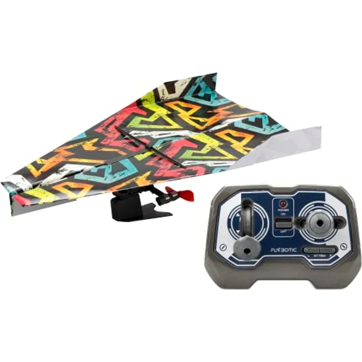 FLYBOTIC RC 84844 AIROZ by Silverlit, ferngesteuertes Flugzeug, rc Papierflieger, Spielzeug für Kinder, bunt, ab 8 Jahren – Bild 13