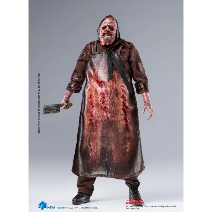 Hiya Toys Texas Chainsaw Massacre Exquisite Super Series, 1/12 Leatherface Actionfigur mit Zubehör, ca. 16 cm, ABS/PVC