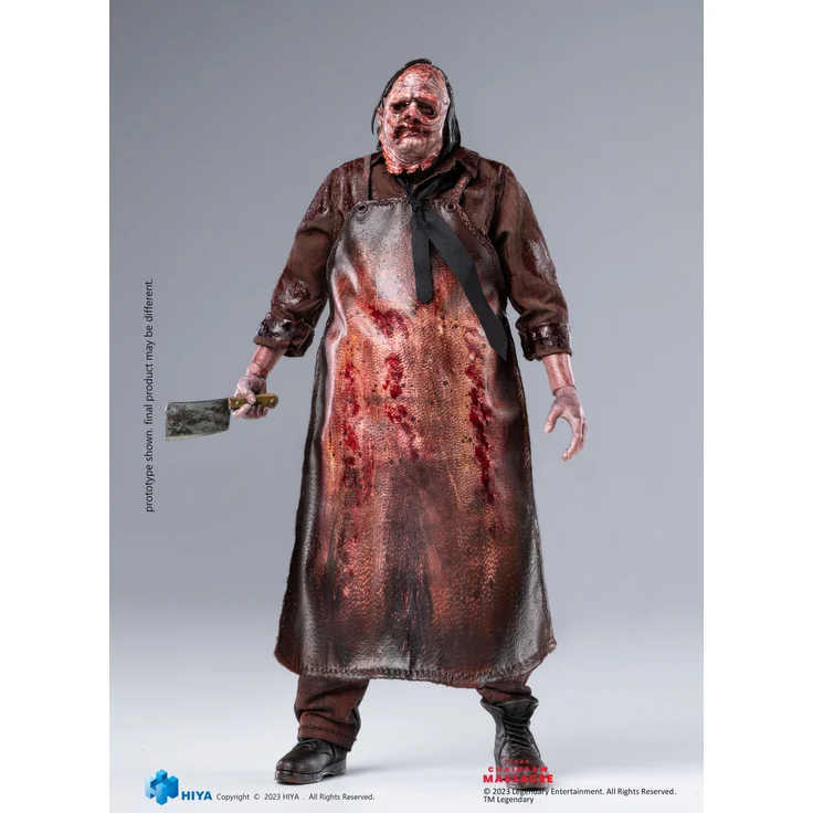 Hiya Toys Texas Chainsaw Massacre Exquisite Super Series, 1/12 Leatherface Actionfigur mit Zubehör, ca. 16 cm, ABS/PVC
