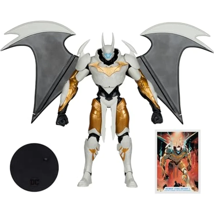 McFarlane DC Collector Mega Actionfigur Batman, 26 cm, mit 22 Artikulationspunkten und Zubehör – Bild 5