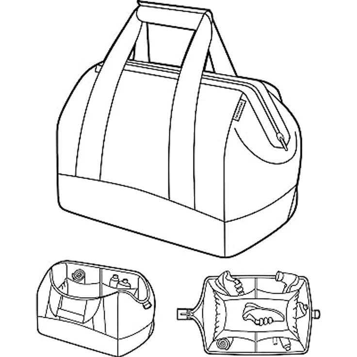 Reisenthel Allrounder L Reisetasche Sporttasche MT Twist Sky Rose – Bild 4