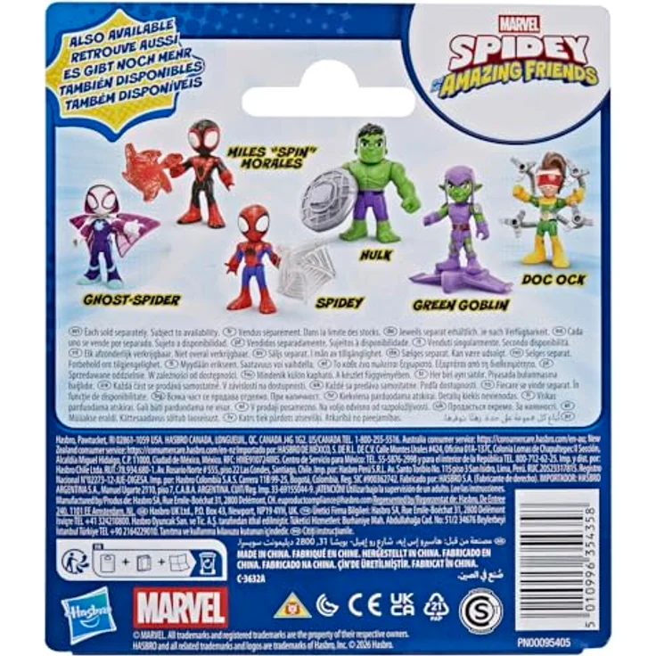 Spidey and his Amazing Friends Marvel Spidey und Seine Super-Freunde Doc Ock Action-Figur mit 4-Tentakel-Accessoire, 7,6 cm, für Kinder ab 3 Jahren – Bild 4