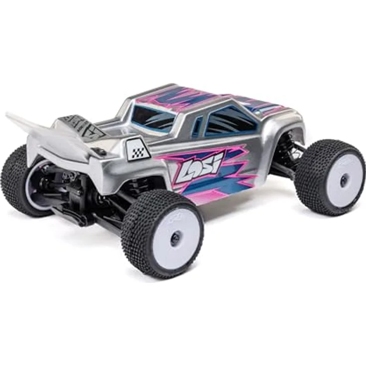 Losi Micro-T 2S 1/28, RTR Stadium Truck mit Aluminium-Chassis, über 20 km/h, 25 Minuten Fahrzeit – Bild 8
