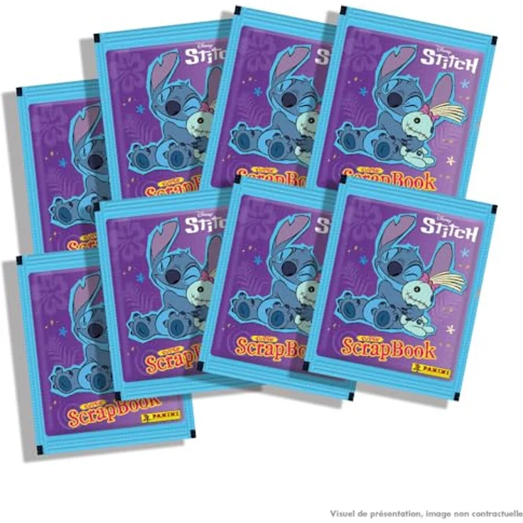 Panini Stitch 2, Blisterpackung mit 13 Beuteln + 1 gratis, Stickeralbum mit 70 Aufklebern, mehrfarbig – Bild 3