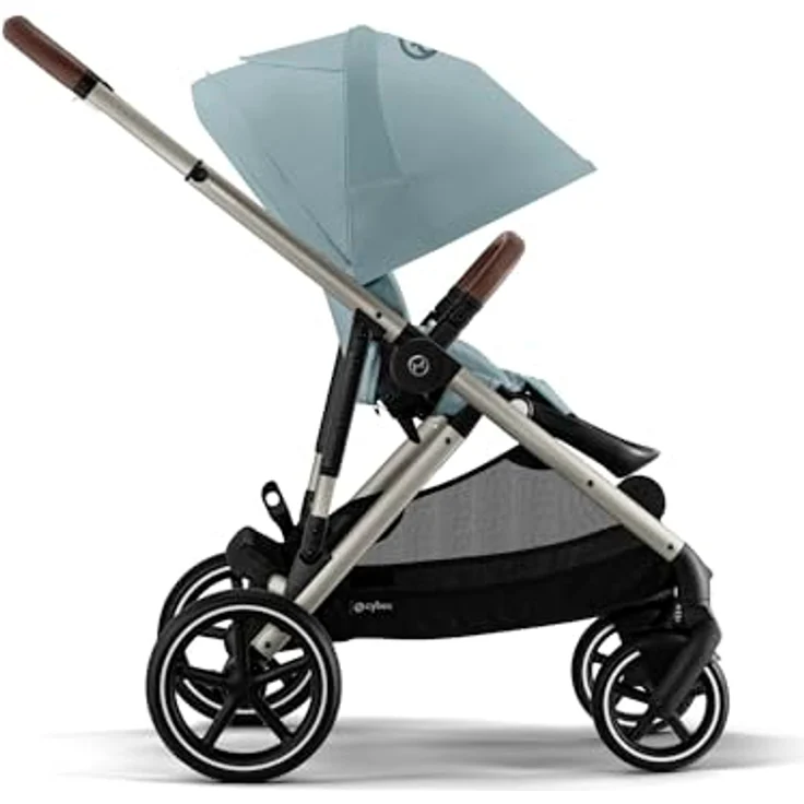 Cybex Gold Kinderwagen GAZELLE S, All-in-1-System mit 20+ Konfigurationen, Stormy Blue, Ab Geburt bis ca. 4 Jahre, Max. 22 kg – Bild 3