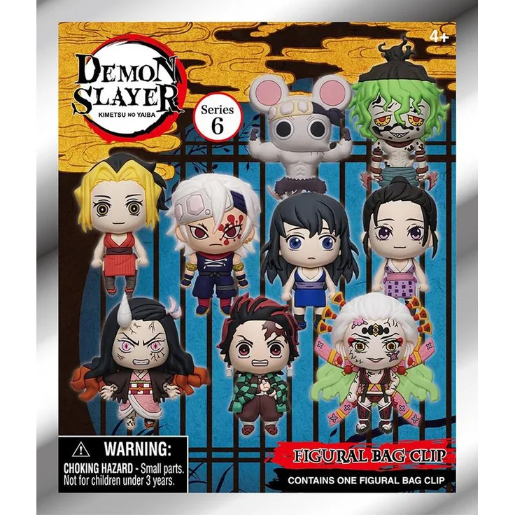 heo GmbH Demon Slayer - 3D Taschenanhänger - Serie 6, sammelbare Designs, 1 Stück