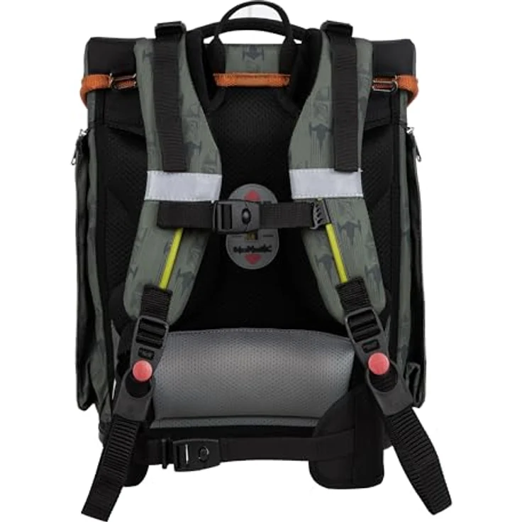McNeill PERFECTO Schulranzen-Set, STAR WARS MANDALORIAN 5-teilig, ergonomisch, ClickFlex-Rückensystem, Reflektoren, 22 l, blau – Bild 2