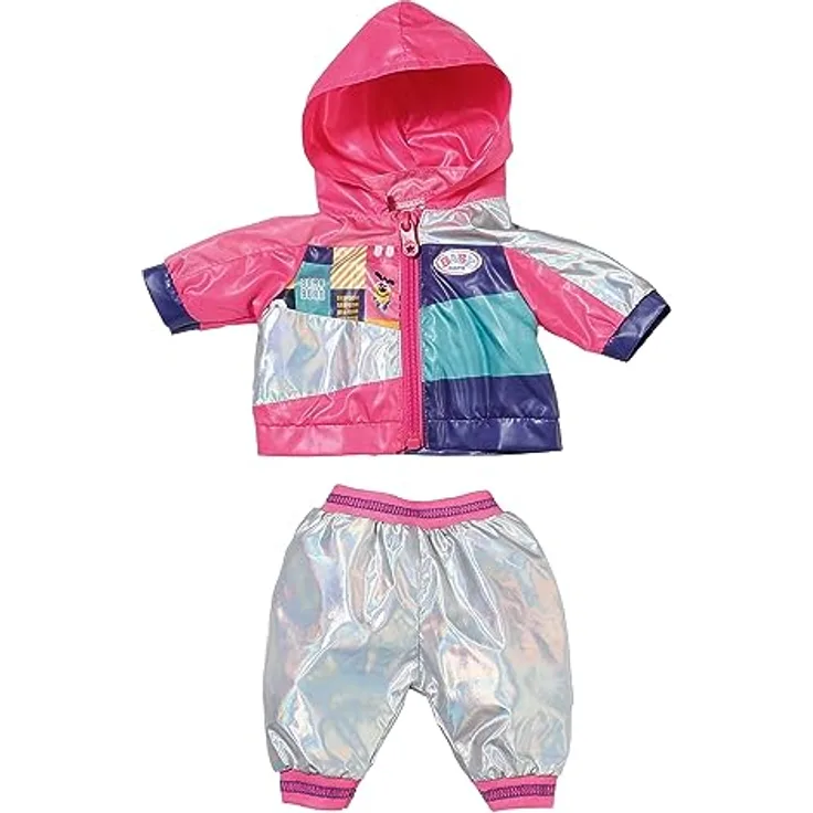 BABY born, Puppenzubehör, Bike Jacket & Pants 43cm, Zubehör Fahrrad Outfit mit Jacke und Hose, 835647, Zapf Creation