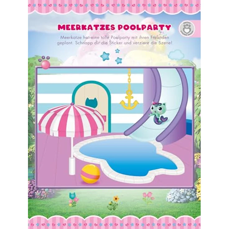 Panini Sticker Gabby's Dollhouse - 1001 Sticker - Stickern-Rätseln-Ausmalen – Bild 5