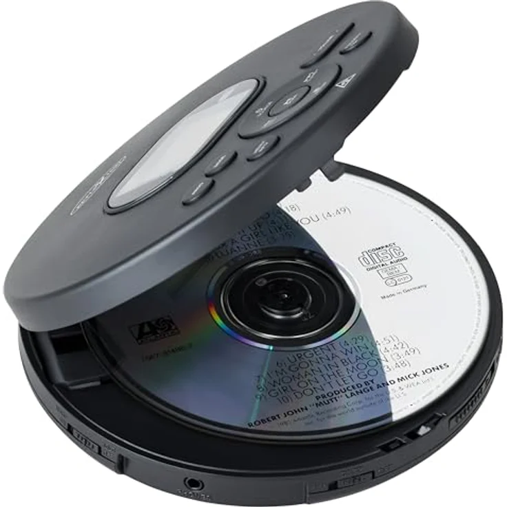 Reflexion PCD540DAB, Tragbarer CD-Player mit DAB+ Radio, CD, CD-R, CD-RW, MP3, USB-C, schwarz – Bild 7