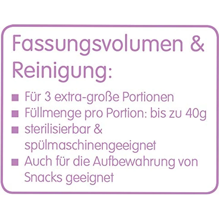 MAM Milchpulverspender, Milchpulver Box zum einfachen Befüllen von Babyflaschen, Milchpulverportionierer fasst bis zu 3 Portionen, 0+ Monate, Koala/Elefant – Bild 5