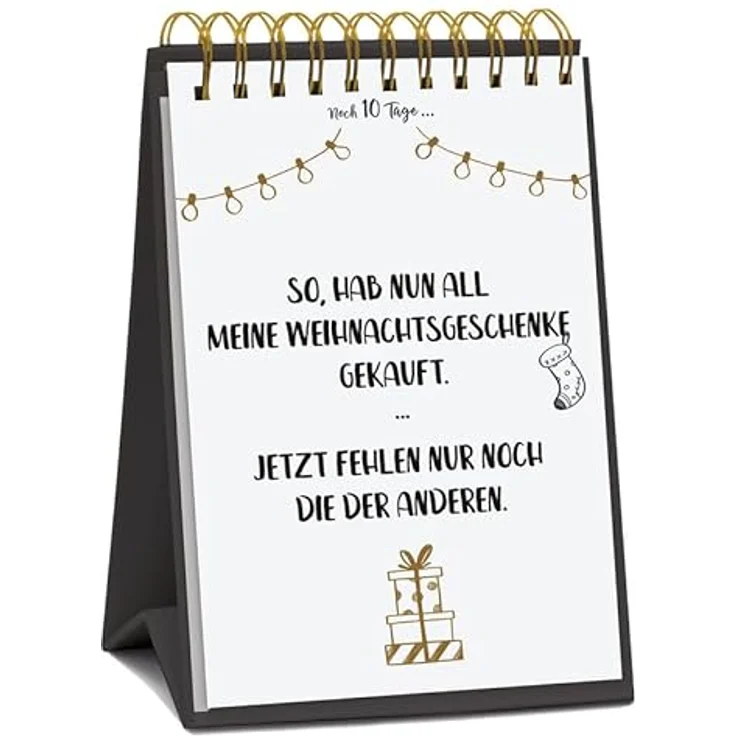 Korsch Tisch-Adventskalender 'Visual Words', mit 24 abtrennbaren Karten und Golddruck auf FSC-zertifiziertem Karton – Bild 4