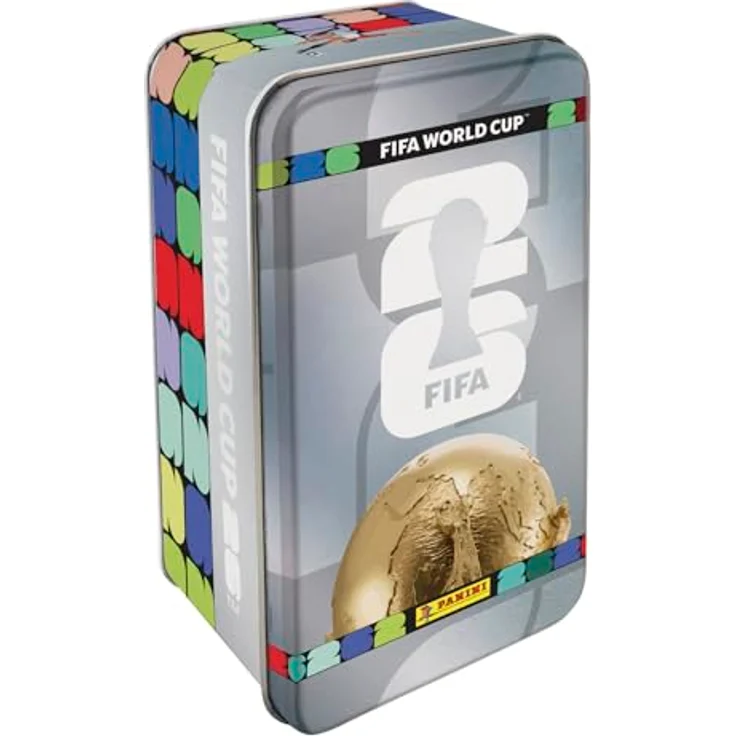 Panini FIFA WM 2026 Mega-Dose, 16 Sticker-Tüten mit 2 DFB Special Stickern, praktische Metall-Aufbewahrung – Bild 11