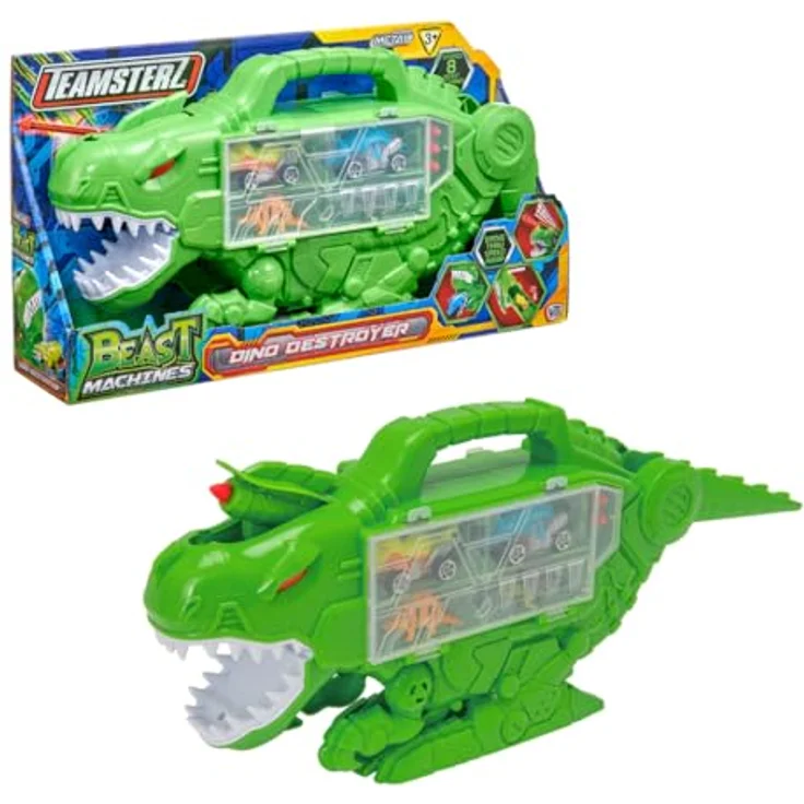 Teamsterz Transporter T-rex Beast, Spielzeugauto für Jugendliche mit realistischer Detailtreue – Bild 1