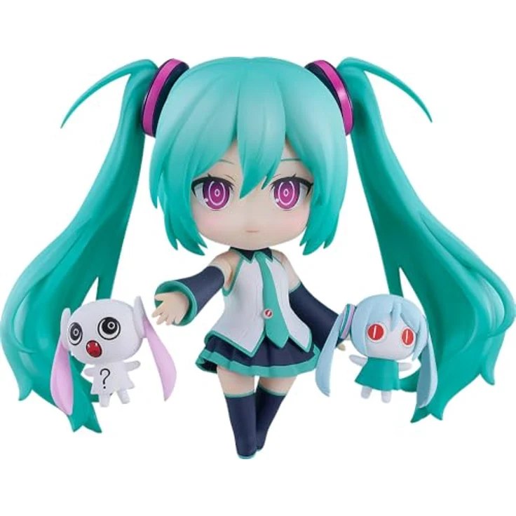 Good Smile Company Character Vocal Series 01 Nendoroid Actionfigur Hatsune Miku Because You're Here Ver., 10 cm, detailreich mit vielseitigem Zubehör und Acryl-Stand – Bild 1