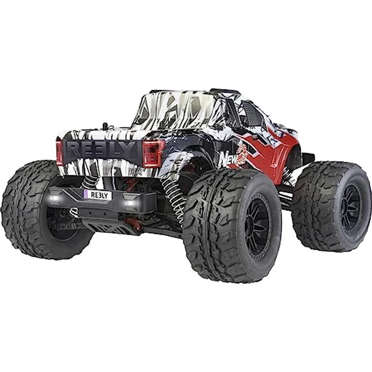 Reely New2 Super Combo Brushless 1:10 RC Modellauto Elektro Monstertruck Allradantrieb (4WD) 100% RTR 2,4 GHz inkl. Akk - Preisvergleich – Bild 2