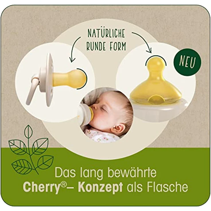 Cherry Green Weithalsflasche 260ml türkis – Bild 3