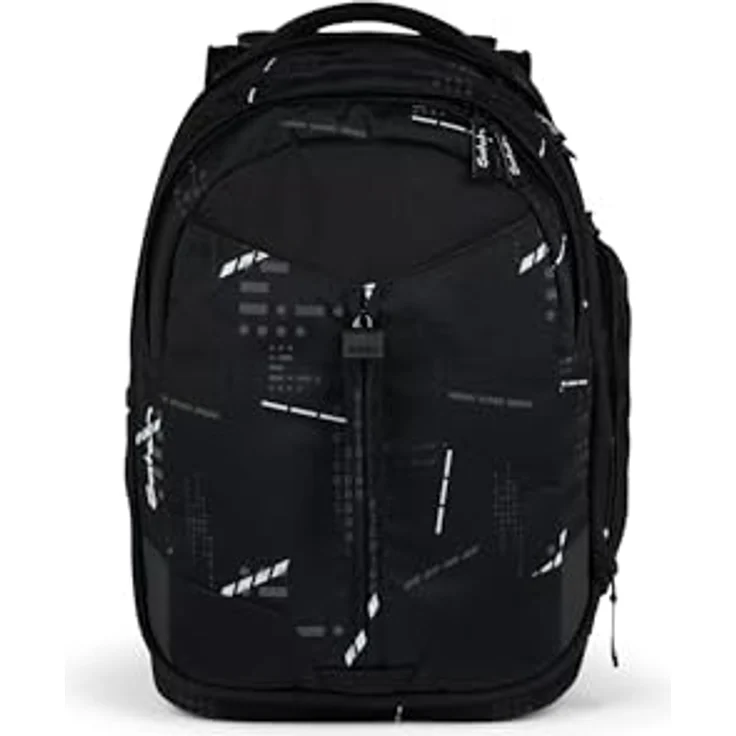 Satch Schulrucksack Match Reflective Style 2024, Polyester aus recycelten PET-Flaschen, erweiterbar auf 35 Liter, schwarz – Bild 7