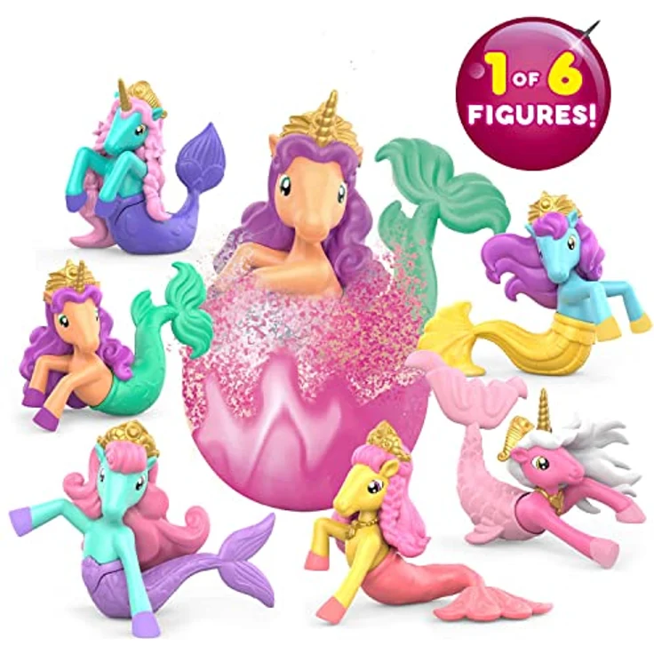 CRAZE INKEE GALUPY MERMAID | 3er Pack Meerjungfrau Badekugeln, 3x Kinder Badebomben mit Überraschung , Einhorn Spielzeug, Blaubeerenaroma – Bild 4