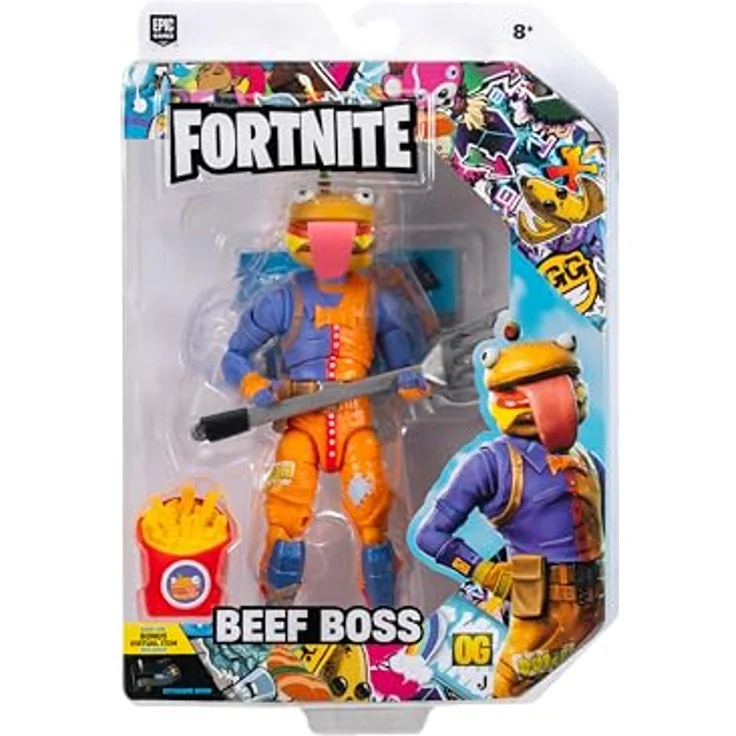 Jazwares Fortnite OTOFIX Beef Boss Actionfigur, 15 cm detailreich – Bild 2