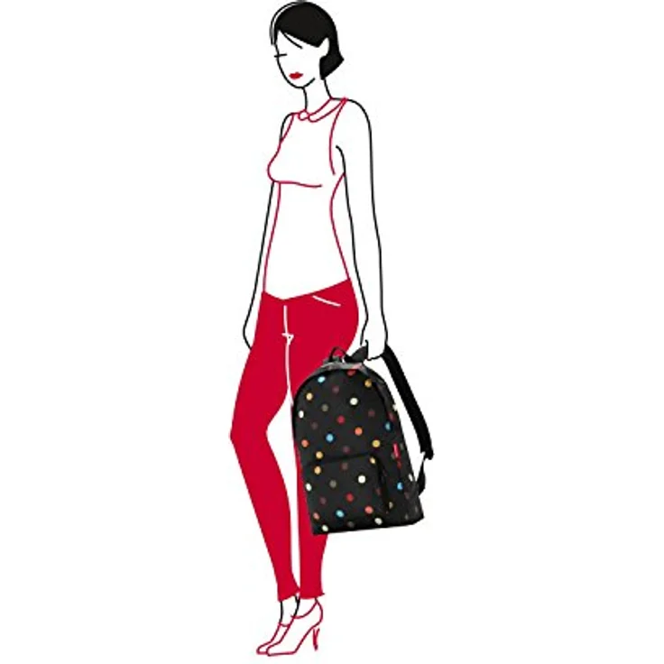 reisenthel, Mini Maxi Rucksack, AP, Rucksack, dots (7009) – Bild 3