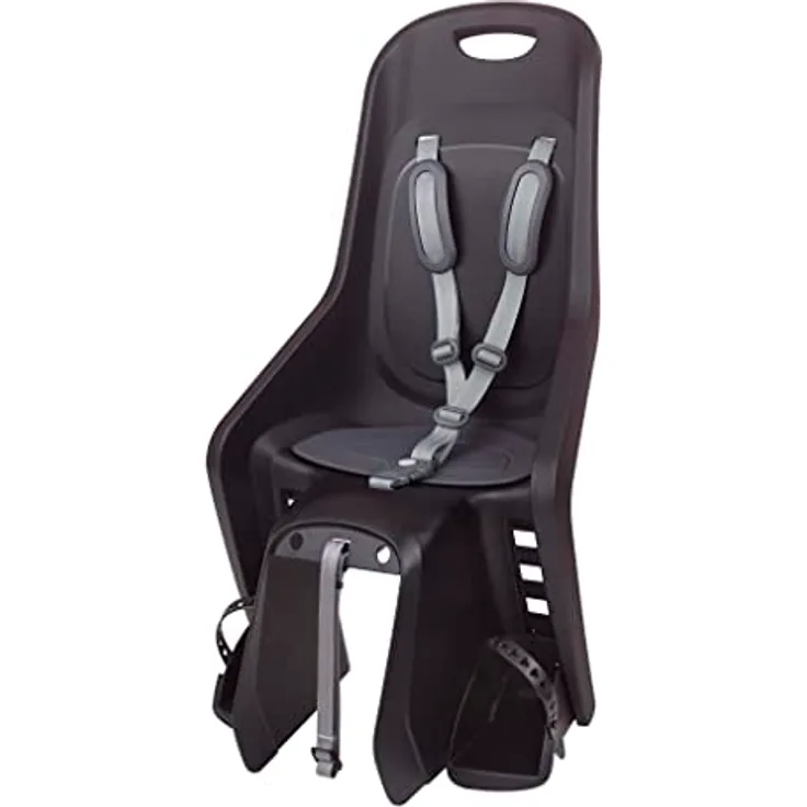 Polisport Bubbly Maxi Plus MIK HD, Velokindersitz für Gepäckträger bis 22 kg, mit 3-Punkt Sicherheitsgurt und verstellbaren Fußstützen, wasserabweisend, UV-beständig