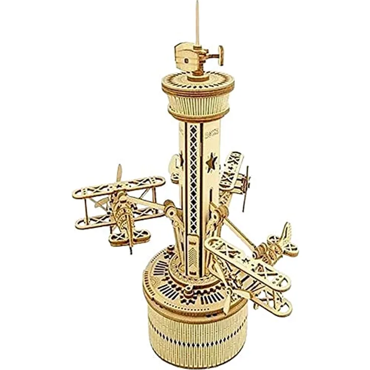 Pichler Lasercut Holzbausatz Airplane Control Tower
