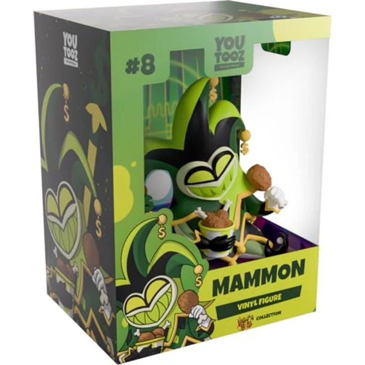 Youtooz Mammon, 11,4 cm Vinyl-Figur, offizielles Sammelstück aus Helluva Boss mit goldenen Akzenten und detailliertem Design – Bild 1