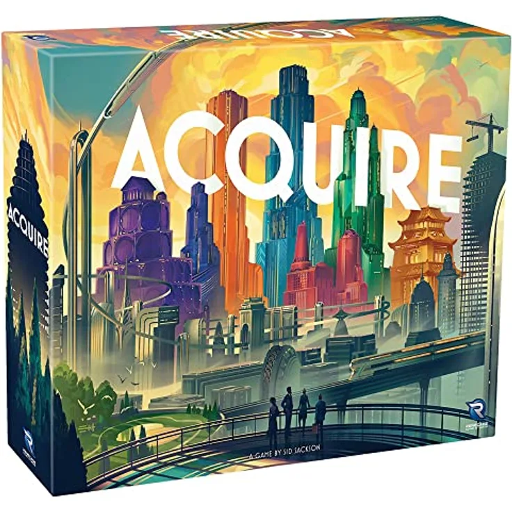 Renegade Game Studios Acquire, Strategiespiel für 2-6 Spieler, 12+ mit Classic und Tycoon Modus, aktualisierte Spieloberfläche