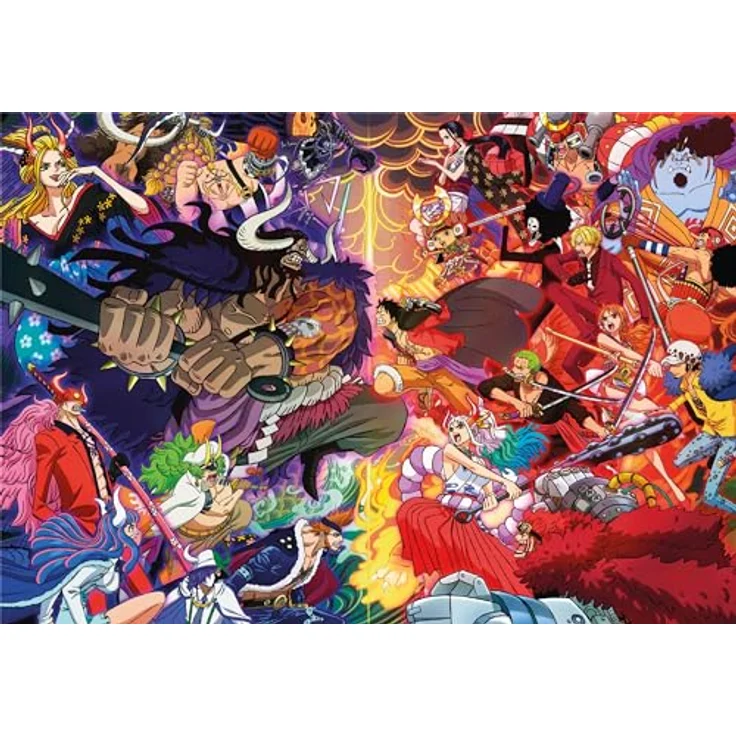 Clementoni One Piece Puzzle 1000 Teile, Legespiel für Manga & Anime Fans mit Poster, 70 x 50 cm, für Erwachsene und Kinder ab 9 Jahren, 39922 – Bild 2