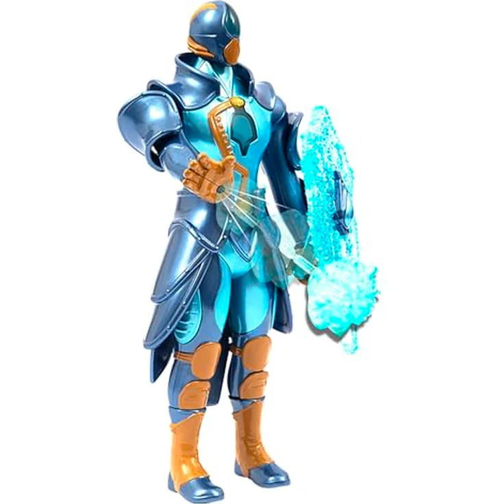 Giochi Preziosi Gormiti Aqu, 27 cm Figur mit Gelenken und interaktiver Lichtangriffsfunktion, mehrfarbig – Bild 6