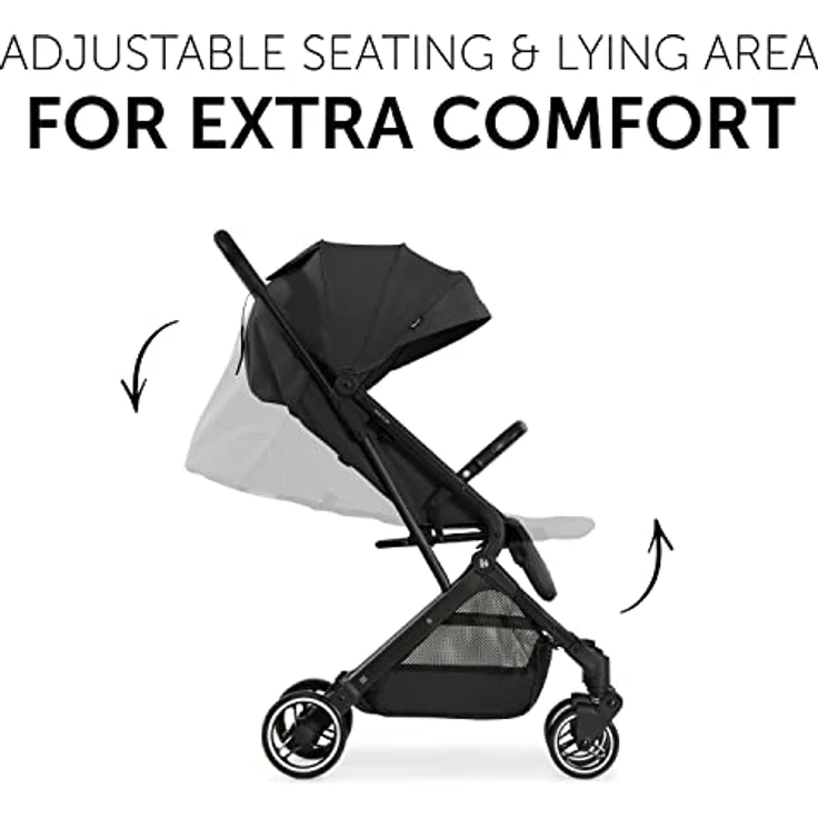Hauck Kinderwagen Travel N Care bis 25 kg, leicht, kompakt, einhändig klappbar, voll neigbar, leichtgängige Räder, Federung, UPF 50+, – Bild 6