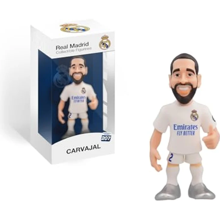 MINIX - Fußball Stars #207 - Real Madrid - Carvajal 2 - Sammelfigur 12 cm - Offizielle Lizenz von Real Madrid, PVC-Figur, 12 cm - Sammelobjekt – Bild 1