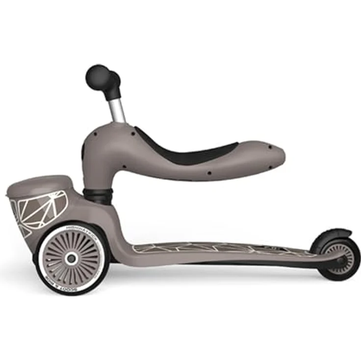 Scoot and Ride Scoot&Ride Highwaykick 1 Lifestyle - Rutscherfahrzeug und Scooter, 2in1 Kickboard/Kickboard mit Sitz, für Kinder von 1-5 Jahren, grün – Bild 9