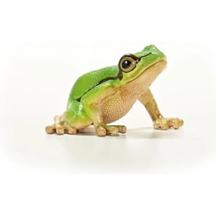 Schleich Europäischer Laubfrosch (14882), detailgetreue Figur in leuchtend grün, 5,4 x 4,3 x 3,3 cm – Bild 4