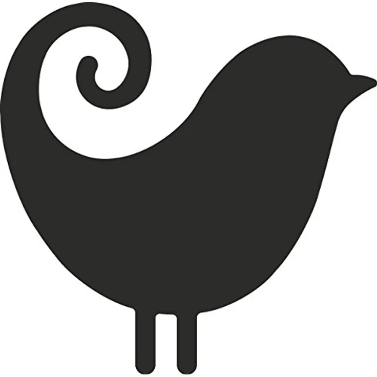 Baier & Schneider Heyda 203687703 Motivstanzer, groß 2,5 cm Vogel-Motiv – Bild 3